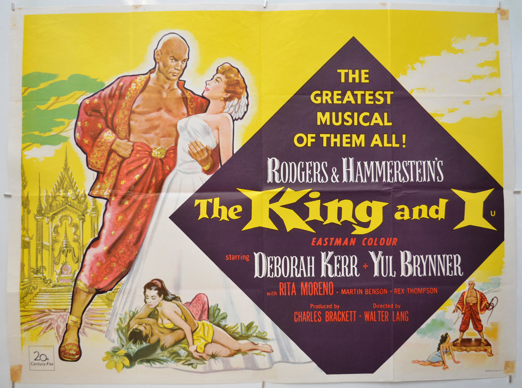 The King And I (1965 re-release poster) Original Quad Poster - Film Poster - Movie Poster