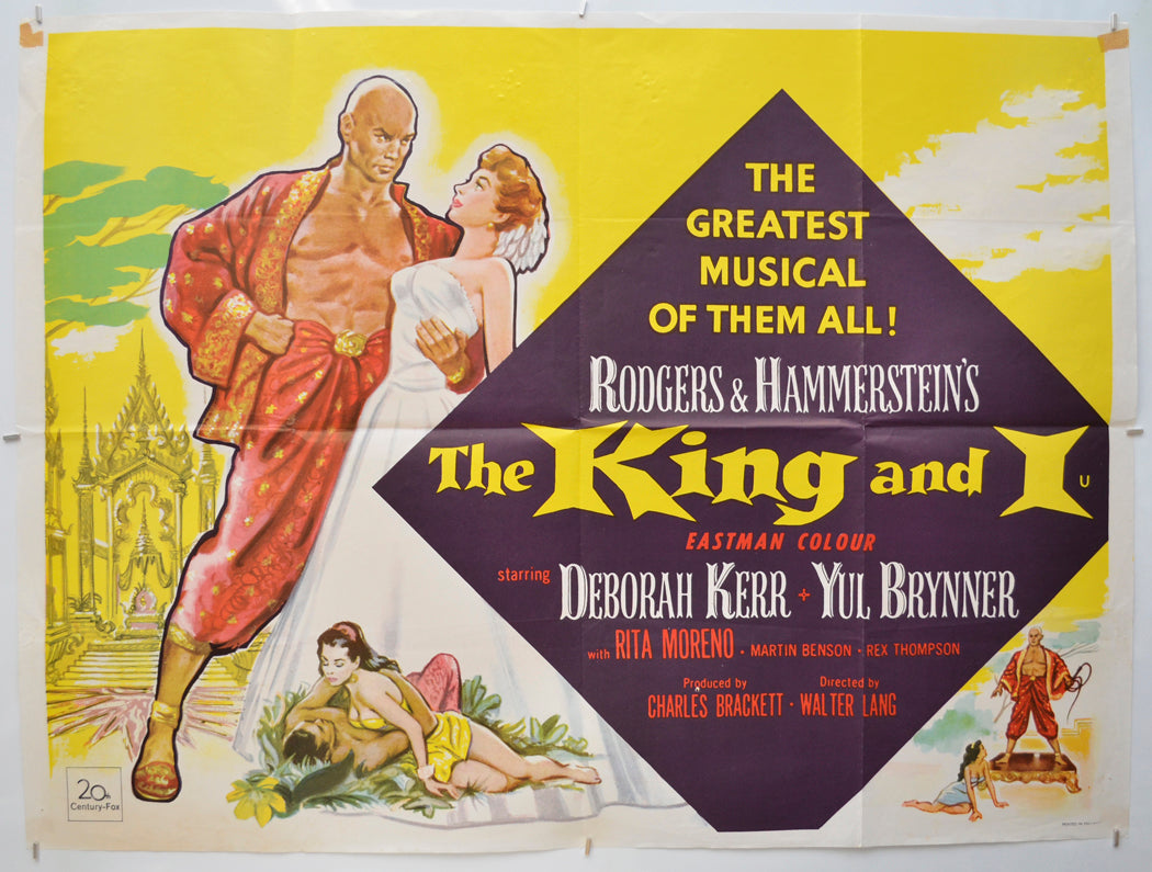 The King And I (1965 re-release poster) Original Quad Poster - Film Poster - Movie Poster