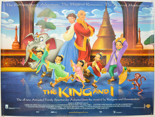 The King And I Original Quad Poster - Film Poster - Movie Poster