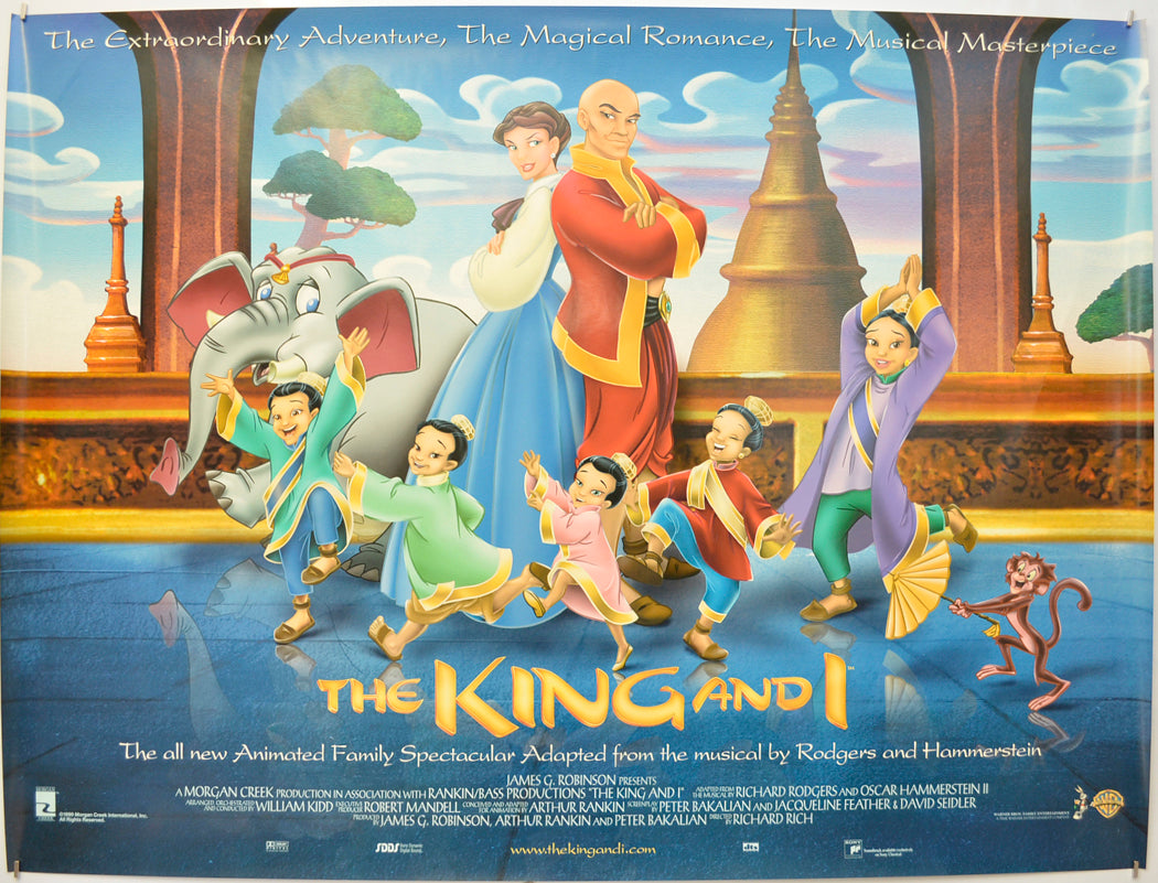 The King And I Original Quad Poster - Film Poster - Movie Poster