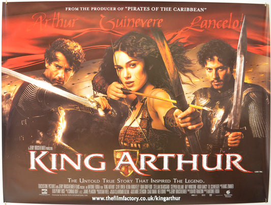 King Arthur  Original Quad Poster - Film Poster - Movie Poster