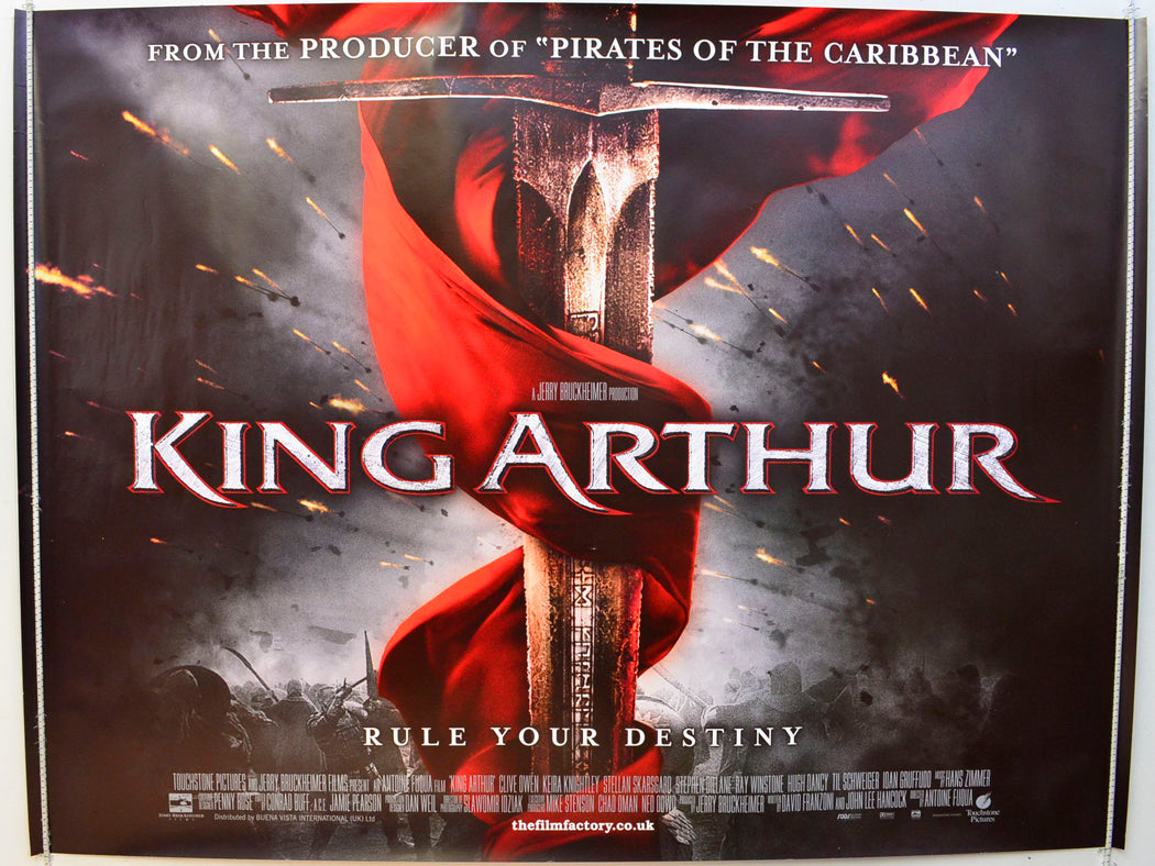 King Arthur  (Teaser / Advance Version)   Original British Quad Poster - Film Poster - Movie Poster 