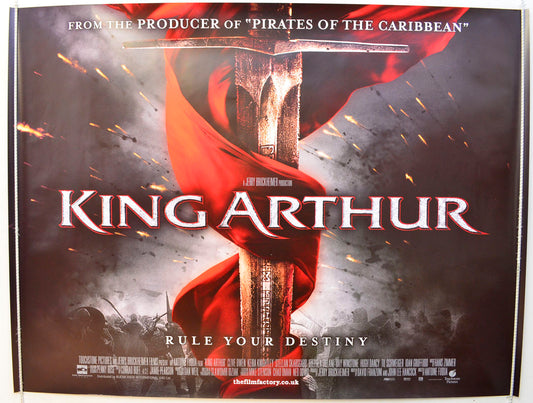 King Arthur  (Teaser / Advance Version)   Original British Quad Poster - Film Poster - Movie Poster 