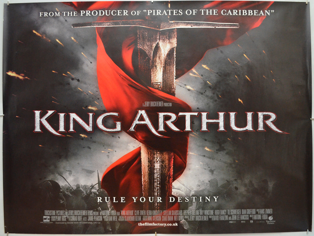 King Arthur (Teaser / Advance Version) Original Quad Poster - Film Poster - Movie Poster