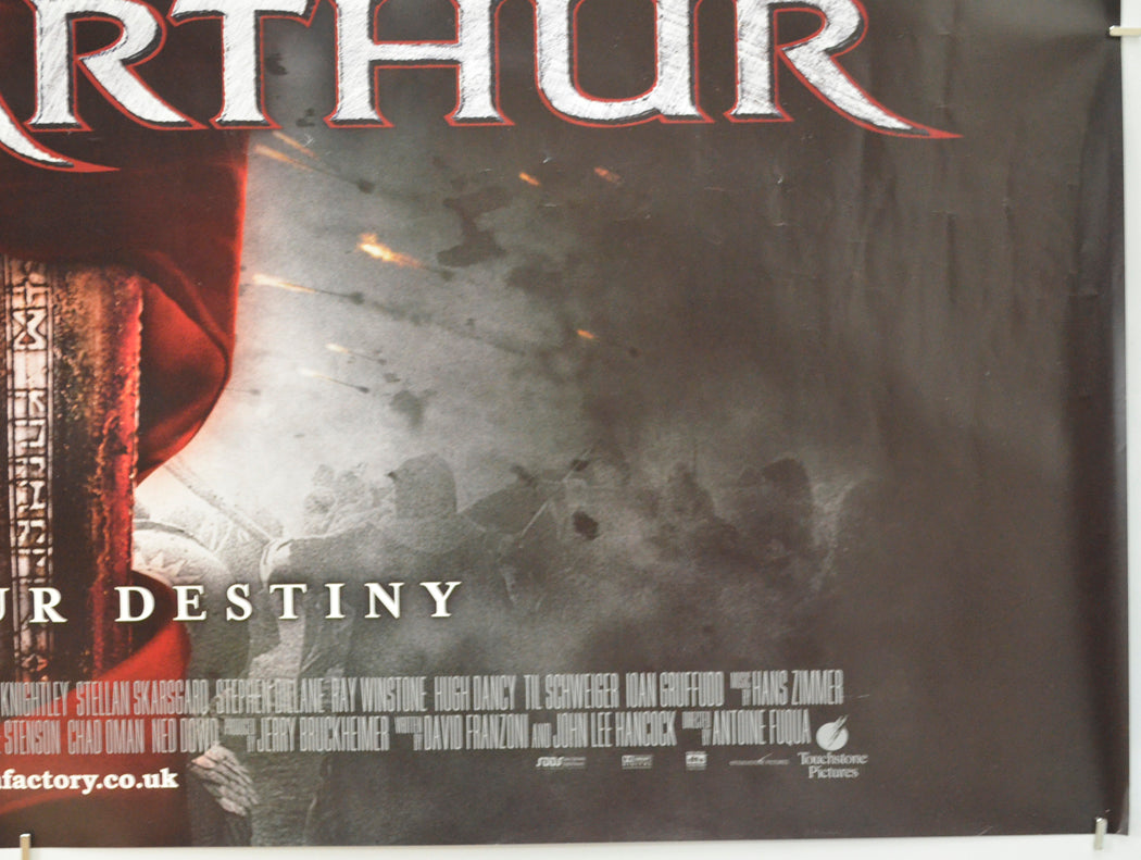 KING ARTHUR (Bottom Right) Cinema Quad Movie Poster 