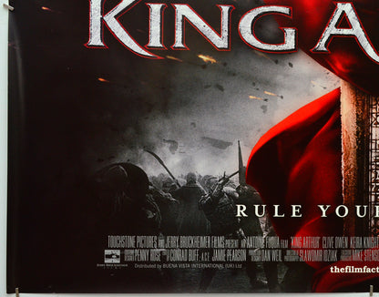 KING ARTHUR (Bottom Left) Cinema Quad Movie Poster 