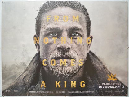 King Arthur: Legend Of The Sword - Original Quad Poster - Film Poster - Movie Poster