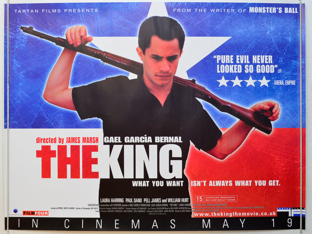 The King  Original British Quad Poster - Film Poster - Movie Poster