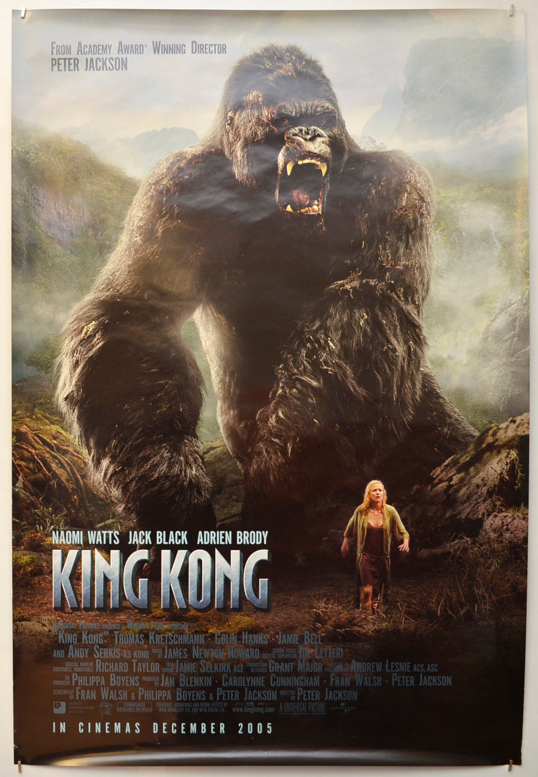 King Kong Original One Sheet Poster - Film Poster - Movie Poster