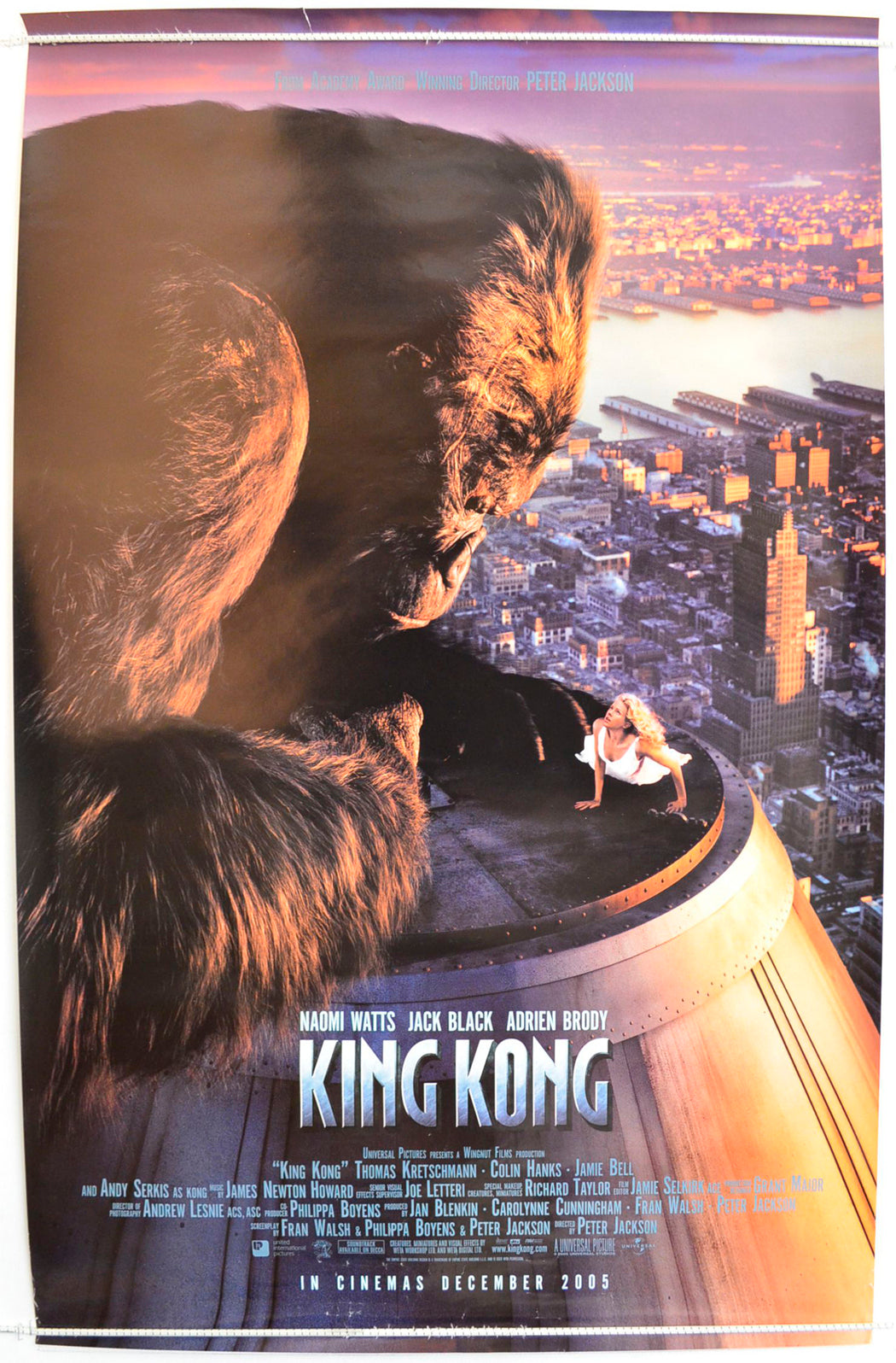 King Kong   (Teaser / Advance Version) Original One Sheet Poster - Film Poster - Movie Poster