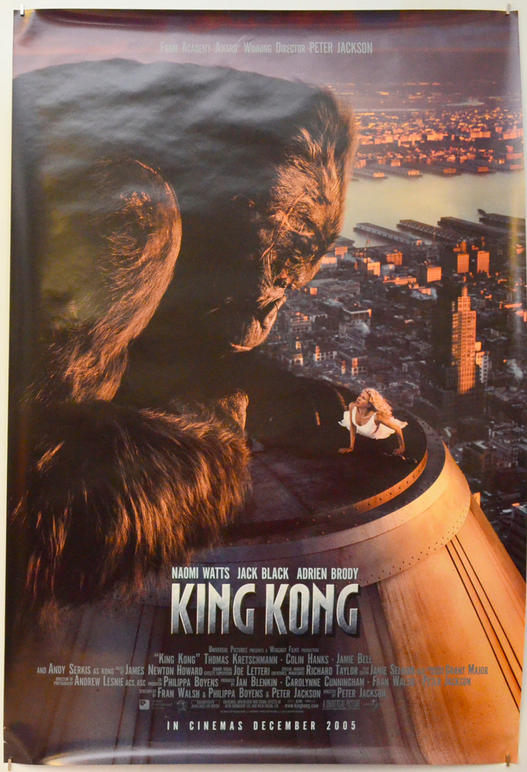 King Kong (Teaser / Advance Version)  Original One Sheet Poster - Film Poster - Movie Poster