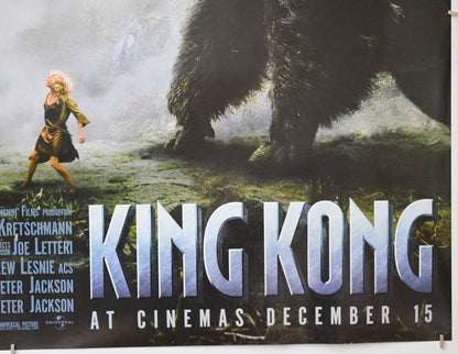 King Kong (Bottom Right) Cinema Quad Movie Poster 