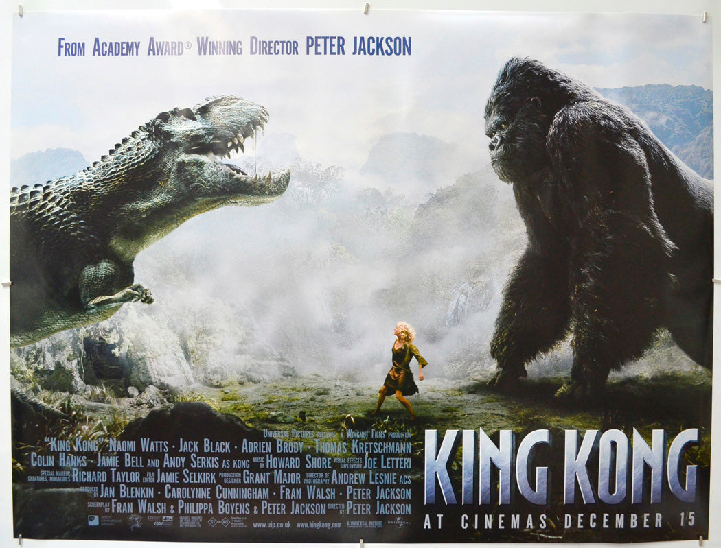 King Kong - Original Quad Poster - Film Poster - Movie Poster