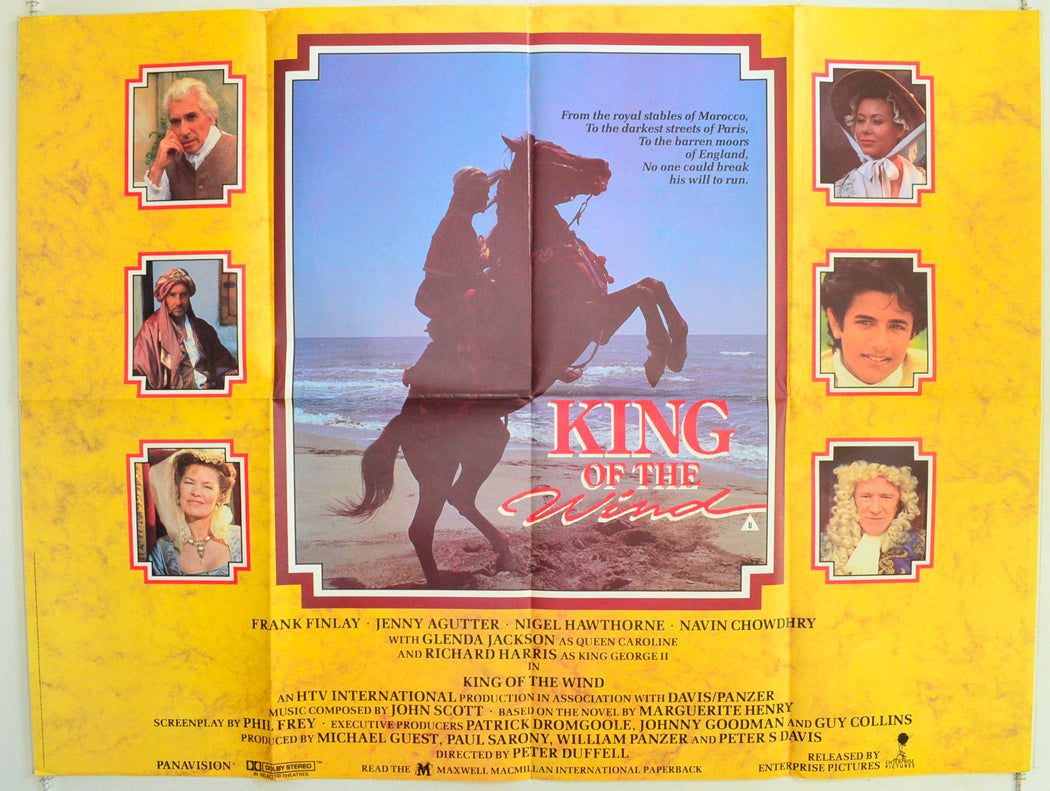 King Of The Wind Original British Quad Poster - Film Poster - Movie Poster 