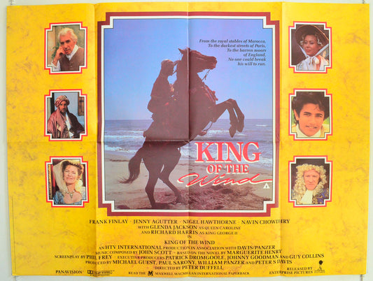 King Of The Wind Original British Quad Poster - Film Poster - Movie Poster 