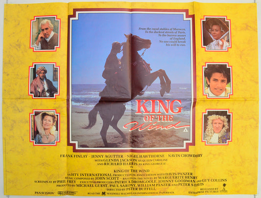 King Of The Wind Original Quad Poster - Film Poster - Movie Poster  