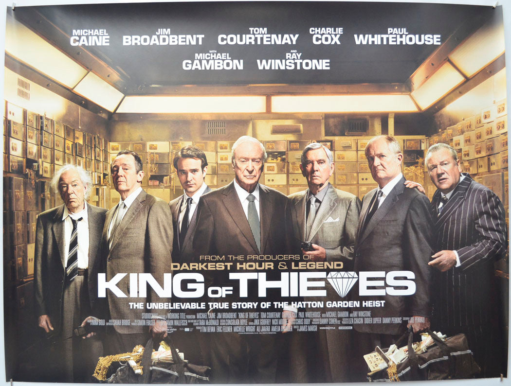 King Of Thieves  Original Quad Poster - Film Poster - Movie Poster