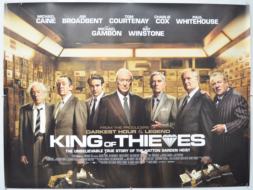 King Of Thieves - Original Quad Poster - Film Poster - Movie Poster