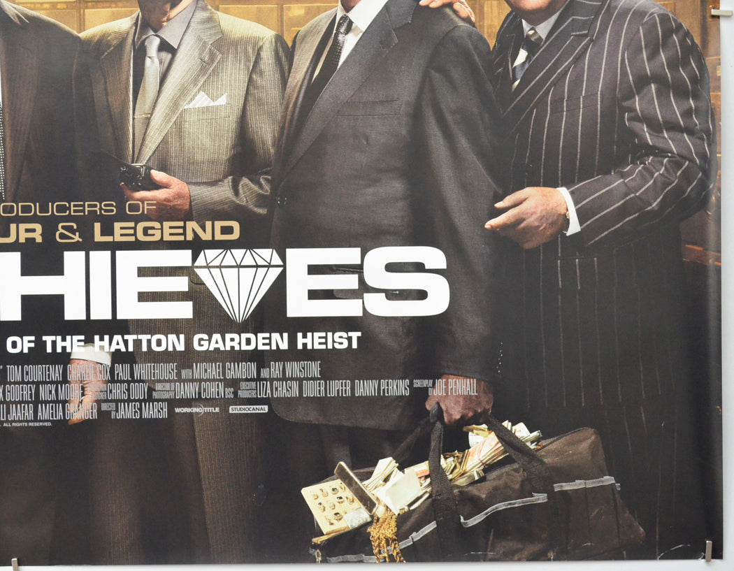 KING OF THIEVES (Bottom Right) Cinema Quad Movie Poster 