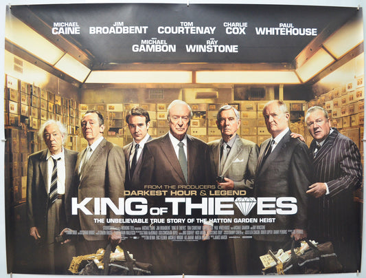 King Of Thieves Original Quad Poster - Film Poster - Movie Poster