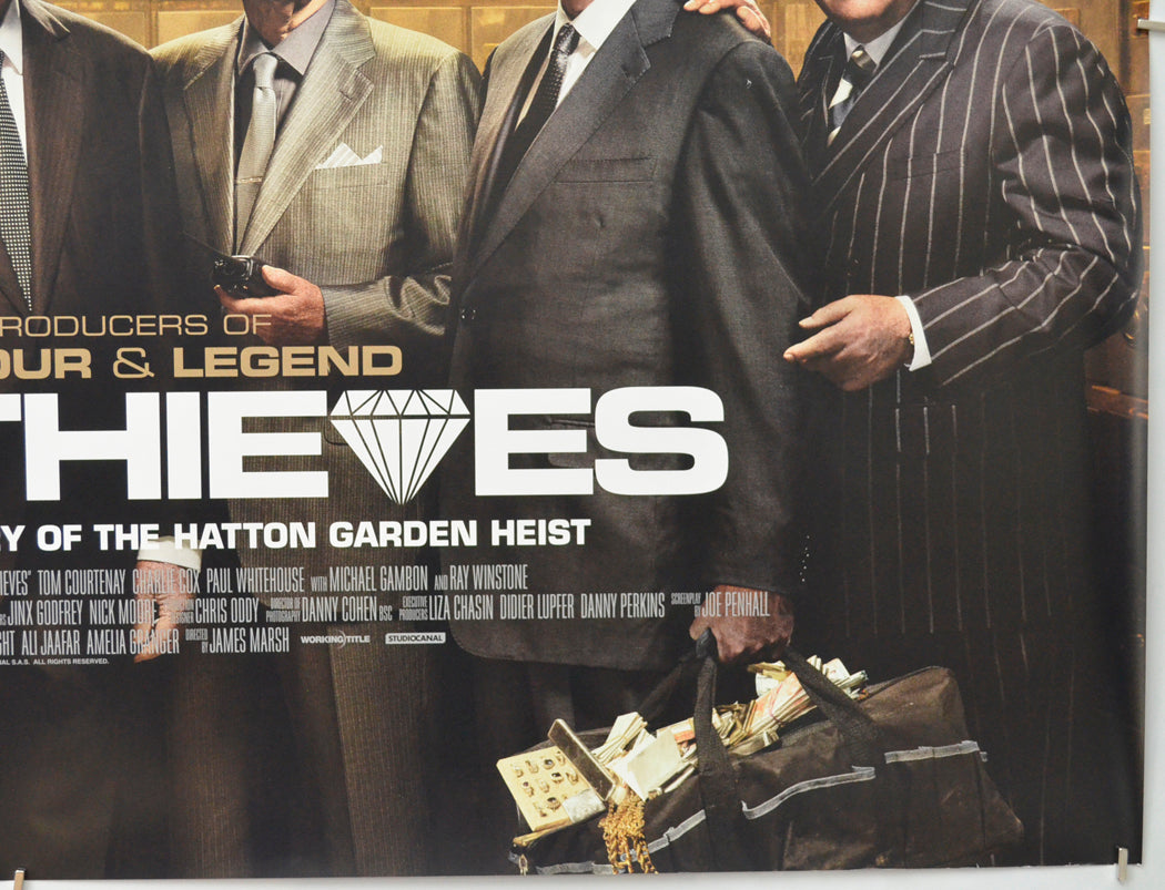 KING OF THIEVES (Bottom Right) Cinema Quad Movie Poster 