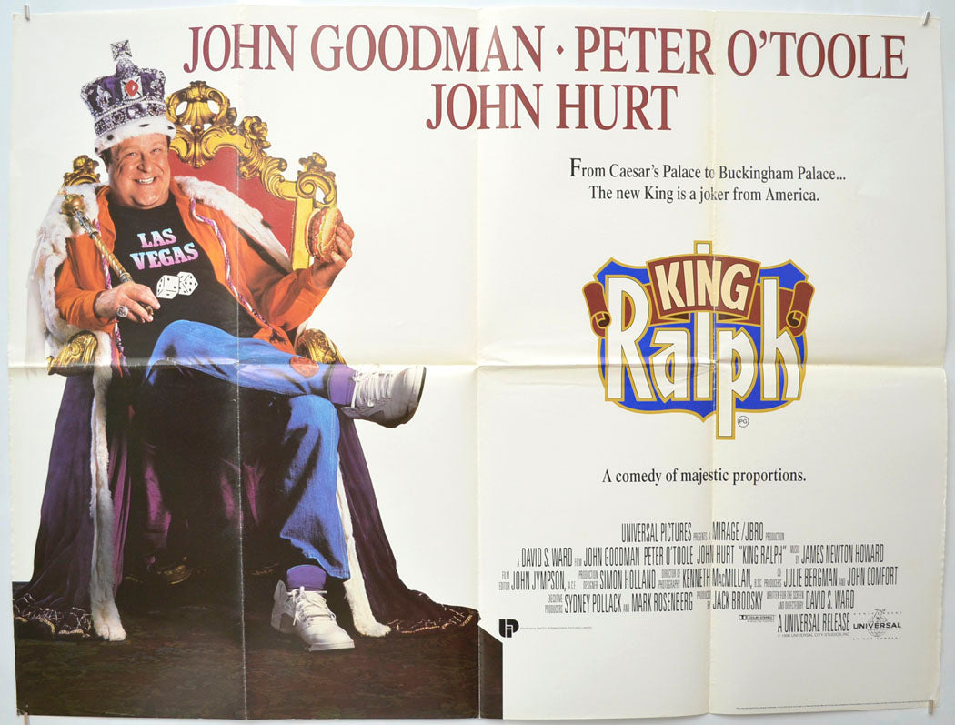 King Ralph Original Quad Poster - Film Poster - Movie Poster