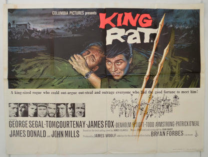 King Rat Original Quad Poster - Film Poster - Movie Poster  