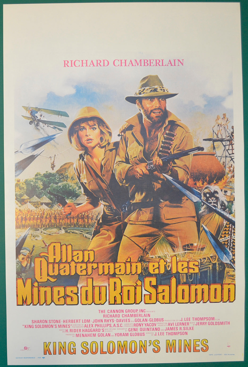 King Solomon's Mines   Original Belgian Poster - Film Poster - Movie Poster  