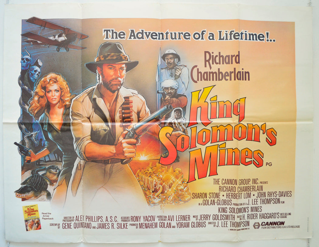 King Solomon's Mines  Original British Quad Poster - Film Poster - Movie Poster 