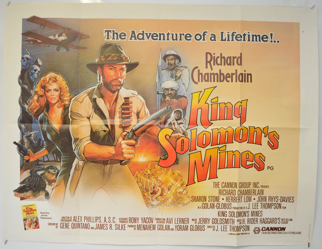 King Solomon's Mines  Original Quad Poster - Film Poster - Movie Poster