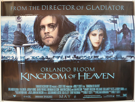 Kingdom Of Heaven  Original Quad Poster - Film Poster - Movie Poster