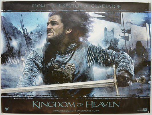 Kingdom Of Heaven (Teaser / Advance Version)  Original Quad Poster - Film Poster - Movie Poster