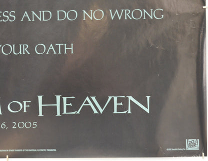 KINGDOM OF HEAVEN (Bottom Right) Cinema Quad Movie Poster 