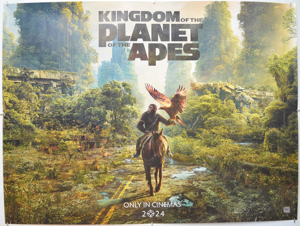 Kingdom Of The Planet Of The Apes (Teaser / Advance Version) Original Quad Poster - Film Poster - Movie Poster