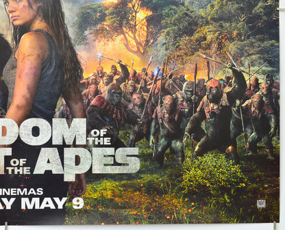 Kingdom Of The Planet Of The Apes (Bottom Right) Cinema Quad Movie Poster 