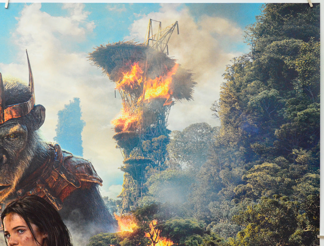 Kingdom Of The Planet Of The Apes (Top Right) Cinema Quad Movie Poster 