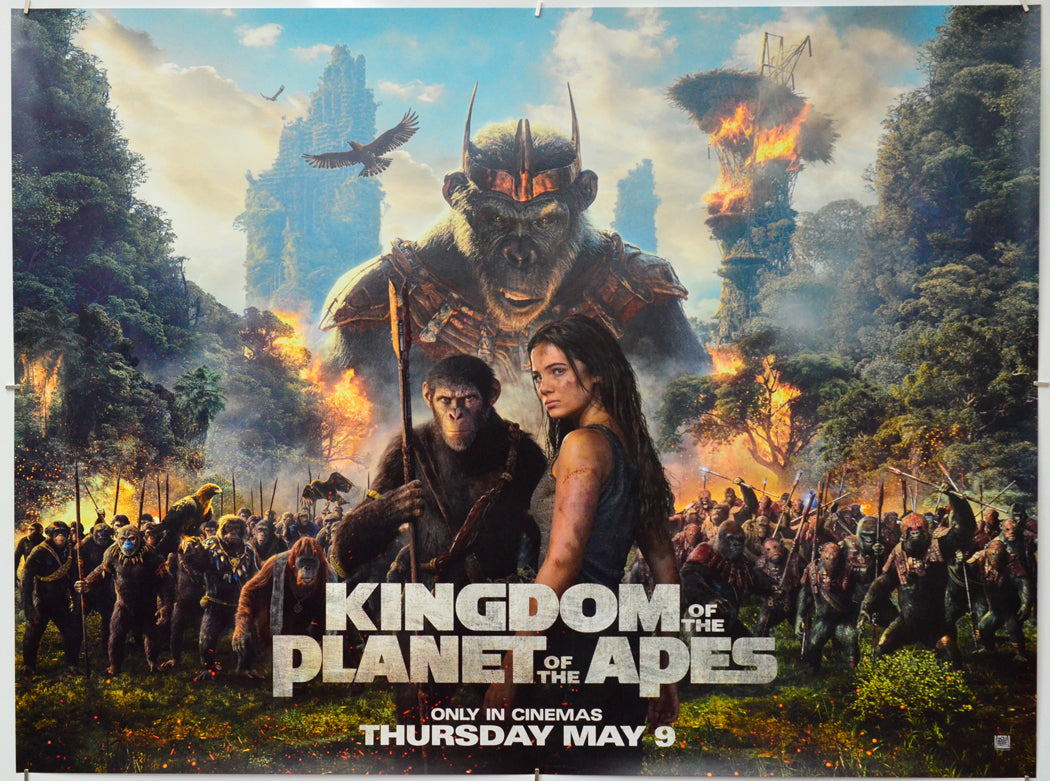 Kingdom Of The Planet Of The Apes - Original Quad Poster - Film Poster - Movie Poster