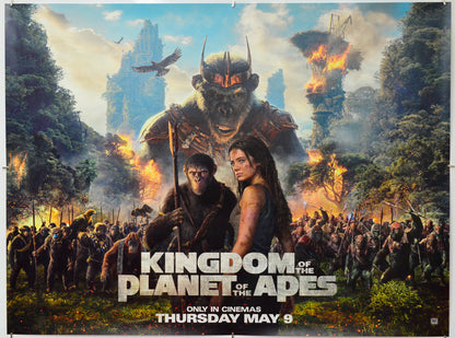 Kingdom Of The Planet Of The Apes - Original Quad Poster - Film Poster - Movie Poster
