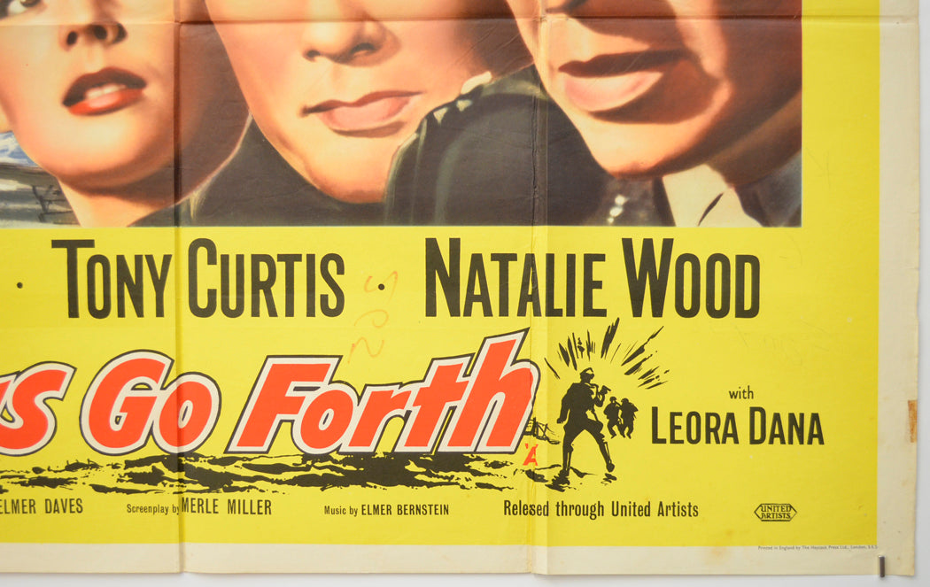 KINGS GO FORTH (Bottom Right) Cinema Quad Movie Poster 