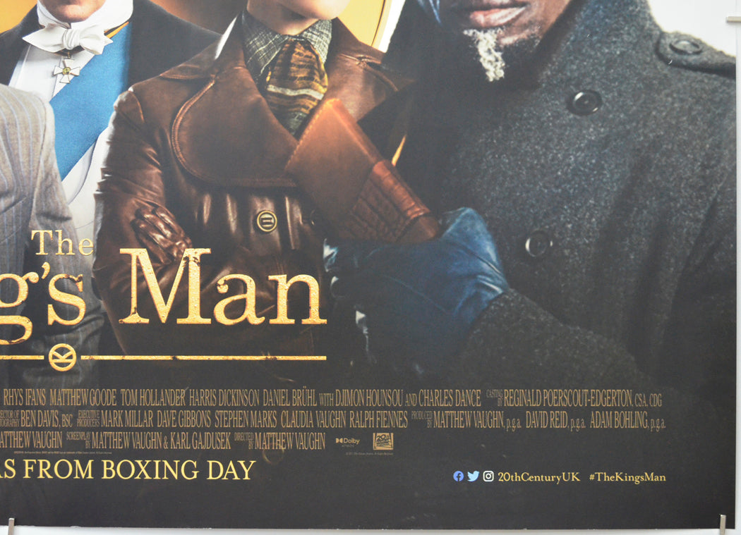 THE KING’S MAN (Bottom Right) Cinema Quad Movie Poster 