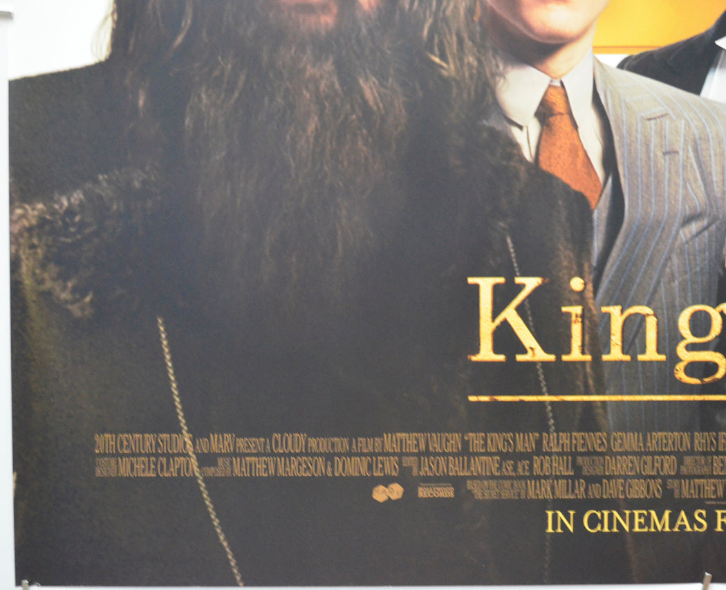 THE KING’S MAN (Bottom Left) Cinema Quad Movie Poster 