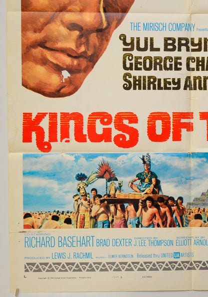 KINGS OF THE SUN (Bottom Left) Cinema One Sheet Movie Poster 