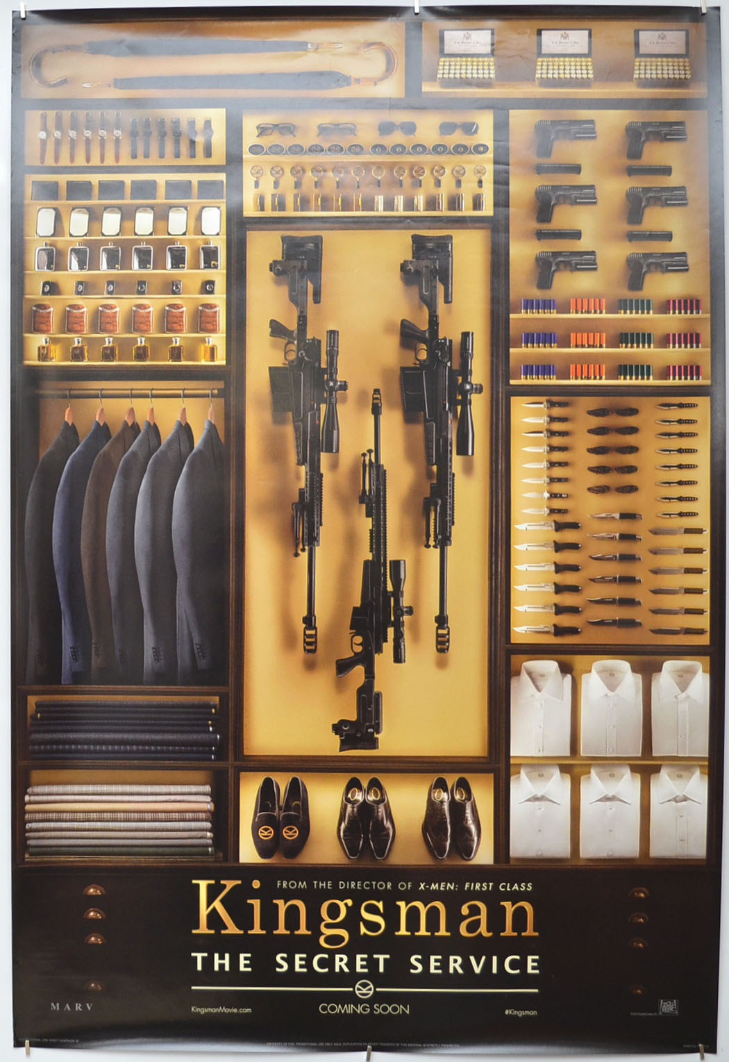 Kingsman : The Secret Service Original One Sheet Poster - Film Poster - Movie Poster