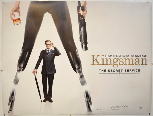 Kingsman : The Secret Service  (Teaser / Advance Version)   Original Quad Poster - Film Poster - Movie Poster