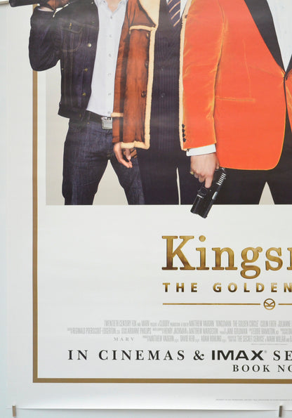 KINGSMAN: THE GOLDEN CIRCLE (Bottom Left) Cinema One Sheet Movie Poster 