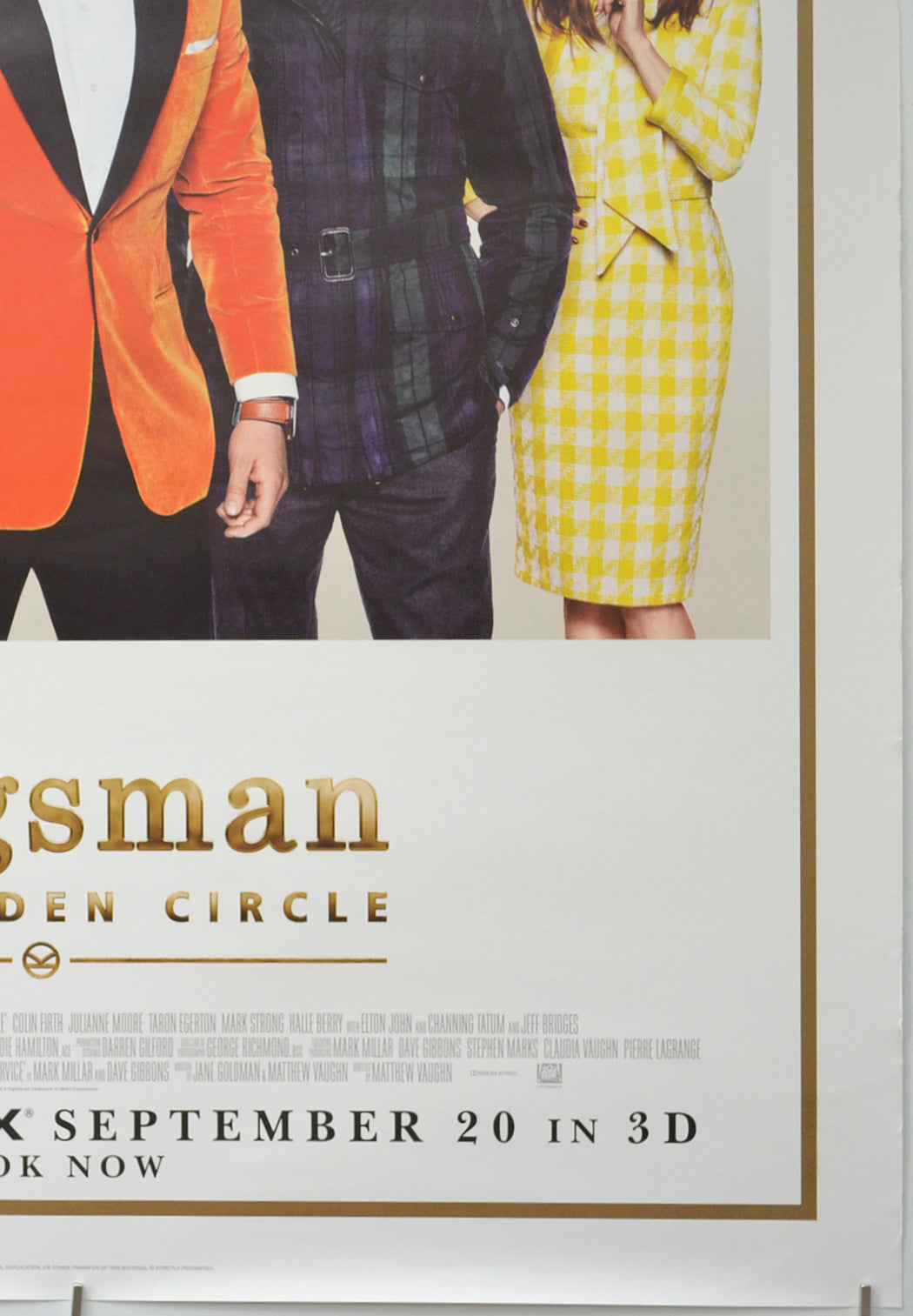 KINGSMAN: THE GOLDEN CIRCLE (Bottom Right) Cinema One Sheet Movie Poster 