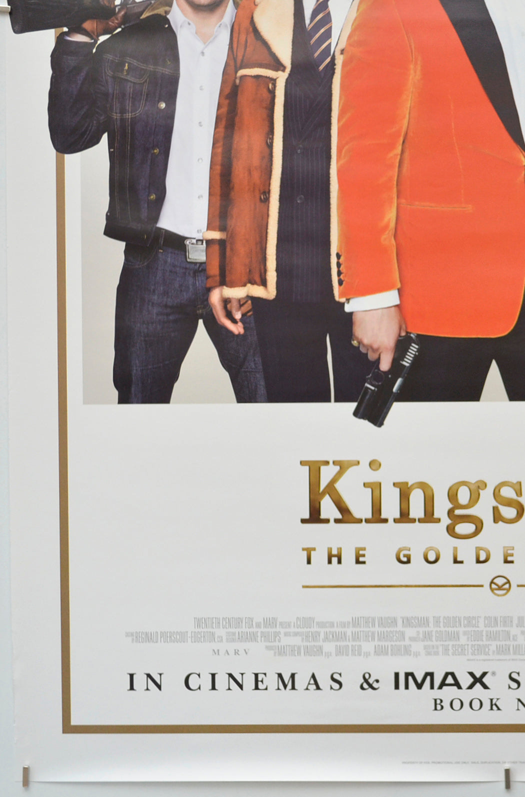 KINGSMAN: THE GOLDEN CIRCLE (Bottom Left) Cinema One Sheet Movie Poster 