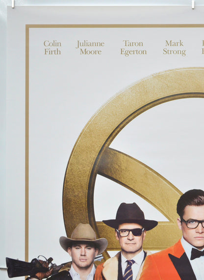 KINGSMAN: THE GOLDEN CIRCLE (Top Left) Cinema One Sheet Movie Poster 