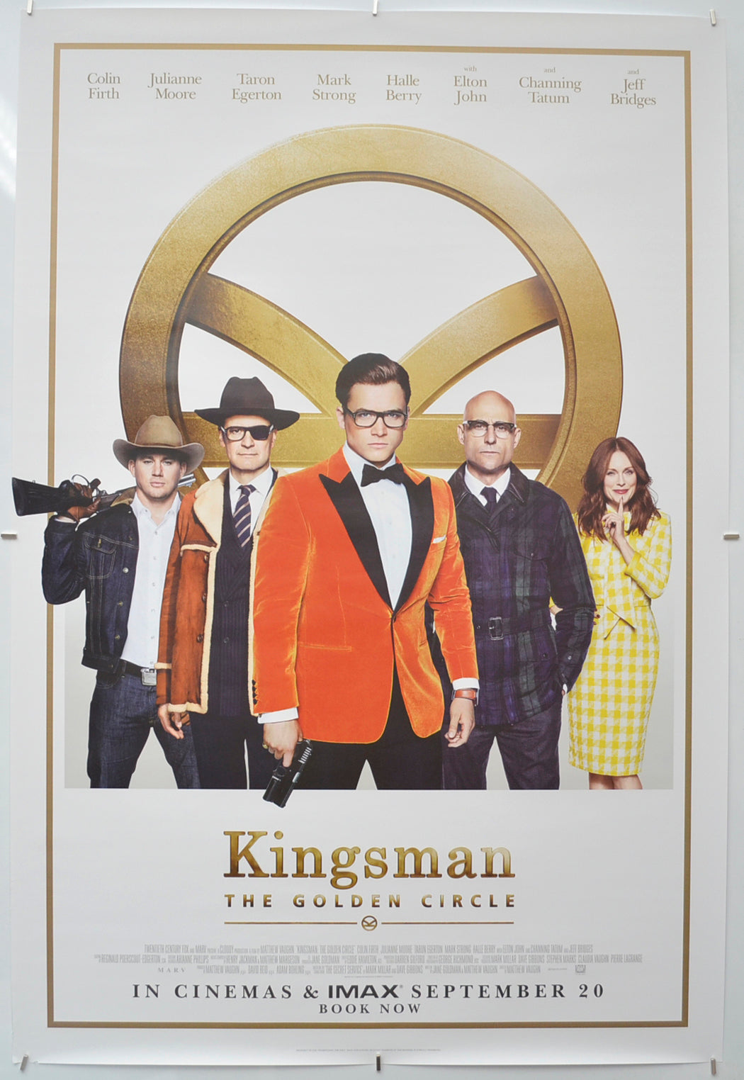 Kingsman: The Golden Circle   Original One Sheet Poster - Film Poster - Movie Poster