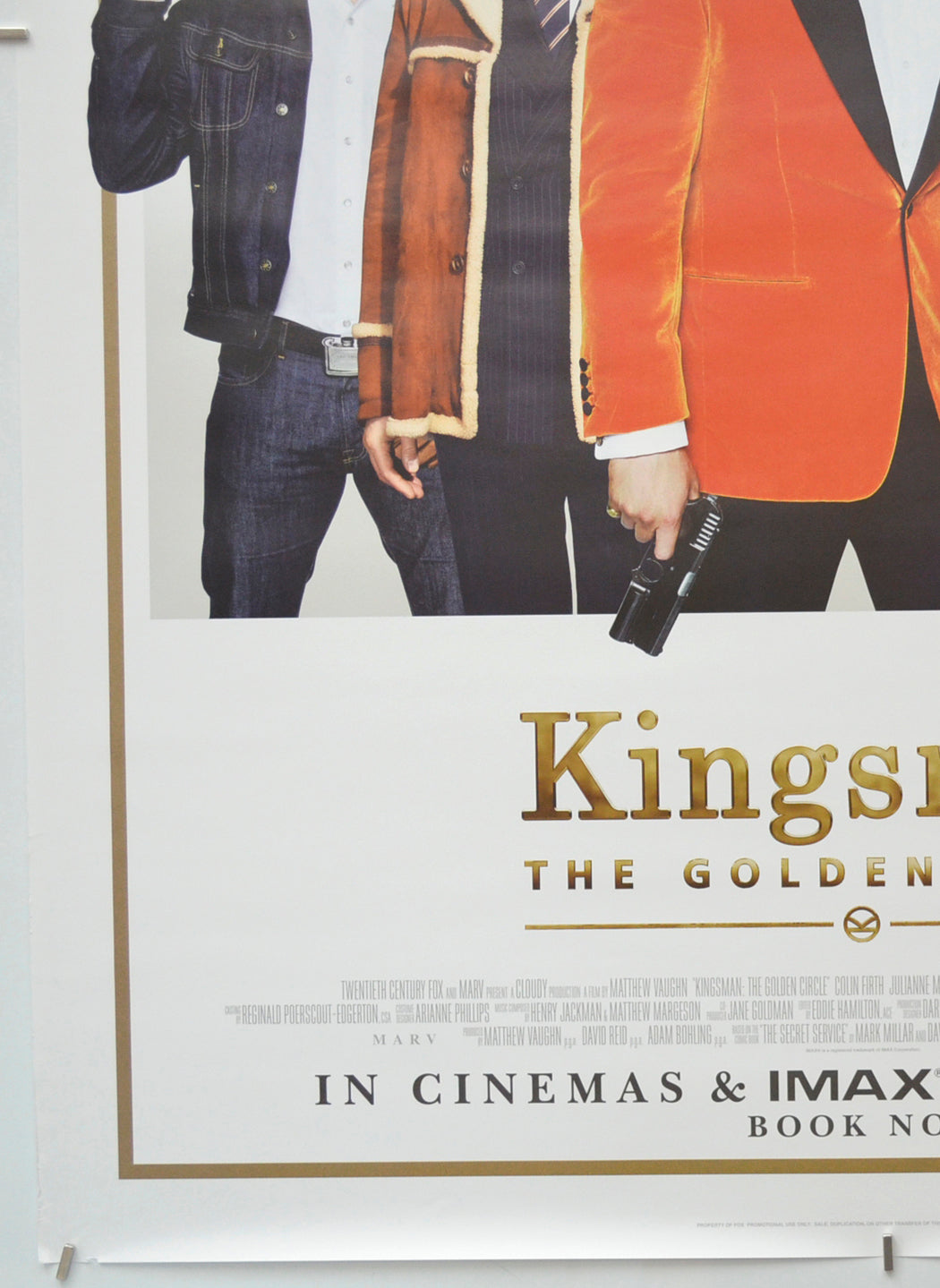 KINGSMAN: THE GOLDEN CIRCLE (Bottom Left) Cinema One Sheet Movie Poster 